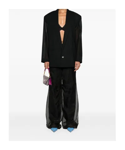Philosophy Di Lorenzo Serafini Peak-lapels Single-breasted Blazer In Black