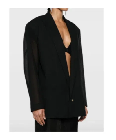 Philosophy Di Lorenzo Serafini Peak-lapels Single-breasted Blazer In Black