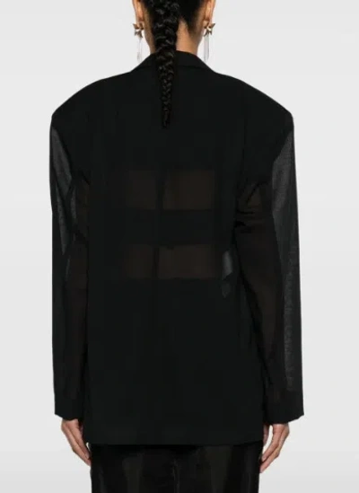Philosophy Di Lorenzo Serafini Peak-lapels Single-breasted Blazer In Black