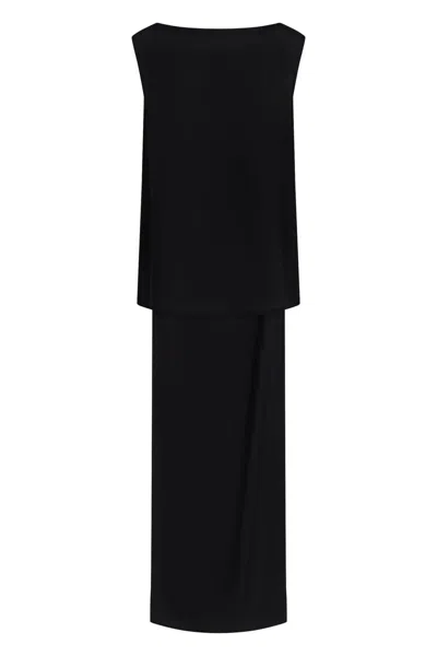 P.a.r.o.s.h Parosh Silk Blouse In Black