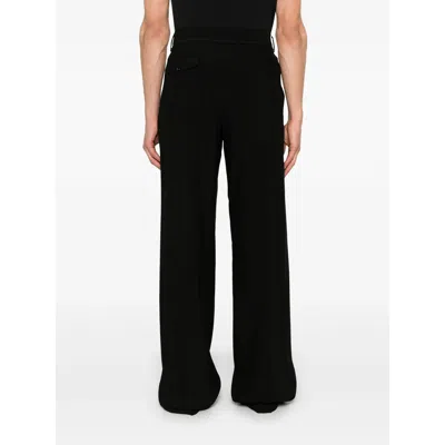 Ann Demeulemeester Ysten Cropped-hose In Black