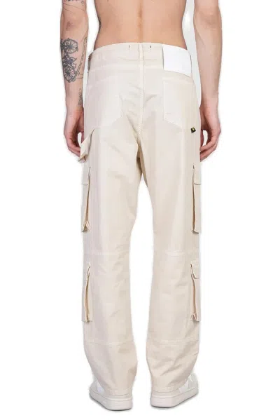 Barrow Mid-rise Straight-leg Cargo Trousers In Neutral