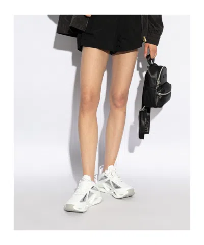Ea7 Emporio Armani Logo Accent Sneakers In White