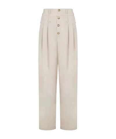 Moschino Straight-leg Tailored Pants In Neutral
