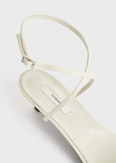 Totême Toteme Crossover Sandals In White