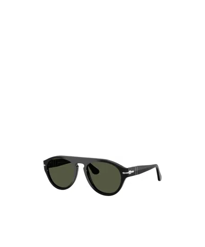 Persol Pilot Frame Sunglasses In Black