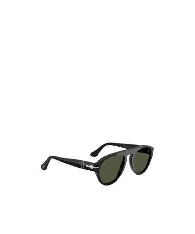 Persol Pilot Frame Sunglasses In Black