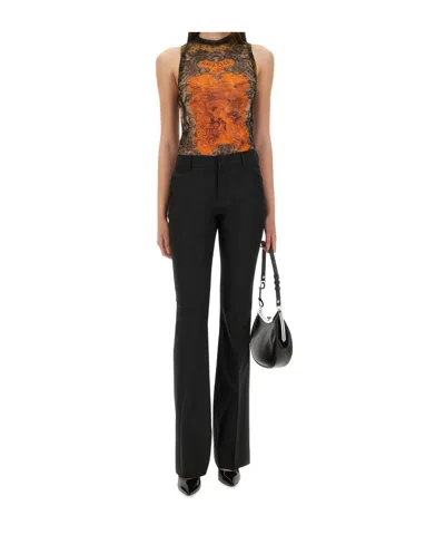 Jean Paul Gaultier Women Printed Tulle Tank Top In Multi