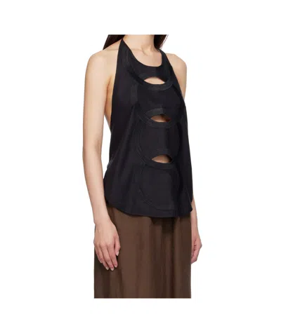 Baserange Sleeveless Vest In Black