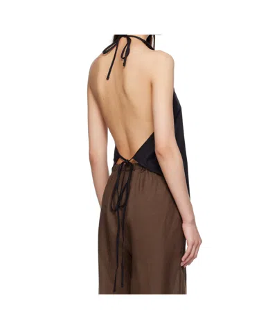Baserange Sleeveless Vest In Black