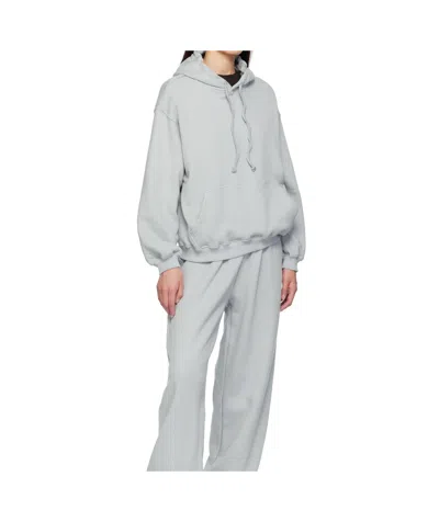 Baserange Long-sleeved Hooded Sweatshirt In Gray