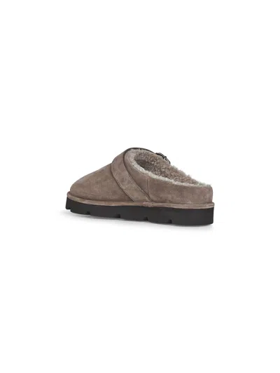Brunello Cucinelli Round Toe Slippers