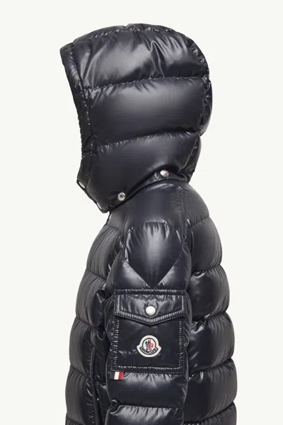 Moncler Manaem Hooded Down Jacket In Blue