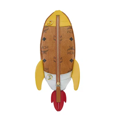 Mcm Aren Rocket Crossbody In Visetos