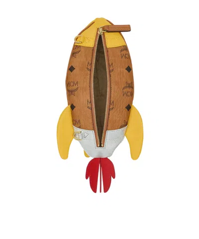 Mcm Aren Rocket Crossbody In Visetos