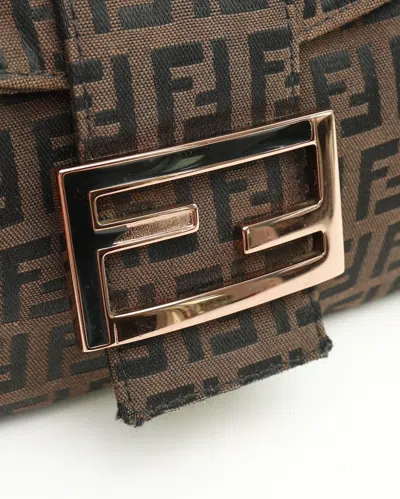 Fendi Zucca Baguette Bag