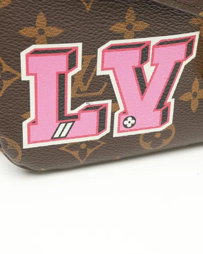 Pre-owned Louis Vuitton Monogram Pochette Metis Patches Bag