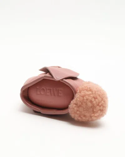 Loewe Bunny Coin Purse Charm In Brown