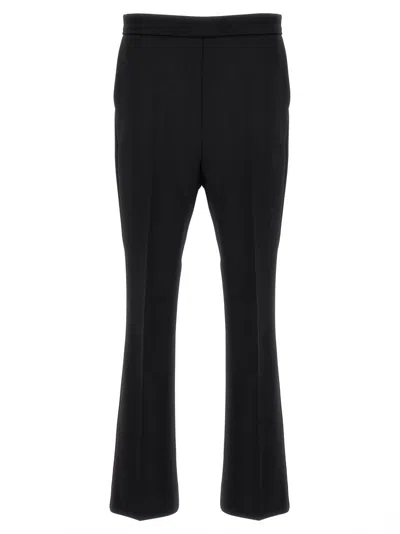 Max Mara High Waist Straight Leg Trousers With Pockets