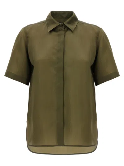 Max Mara Acanto Shirt And Blouse Green In Green