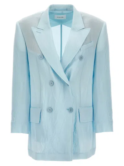 Sportmax Zelig Crinkled-finish Blazer