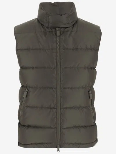 Aspesi Recycled Nylon New Minnie Vest Down Jacket In Green