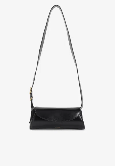 Jil Sander Mini Cannolo Calf Leather Shoulder Bag