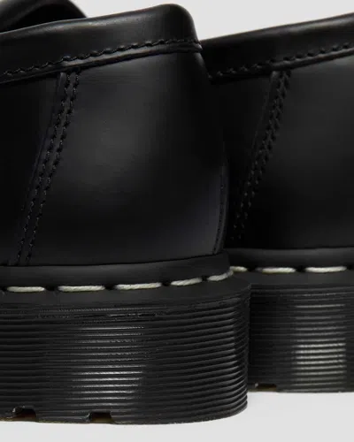 Dr. Martens' Adrian White Stitch Smooth Leather Loafers