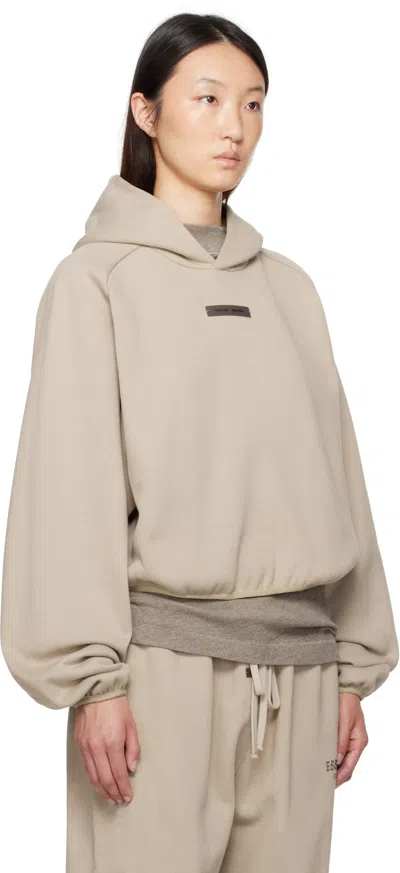 Essentials Taupe Modern Fit Hoodie