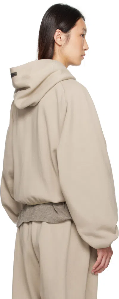 Essentials Taupe Modern Fit Hoodie