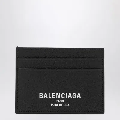 Balenciaga Credit Card Holder Genuine Grained Leather As