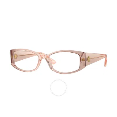 Versace Demo Irregular Ladies Eyeglasses Ve3343 5431 54