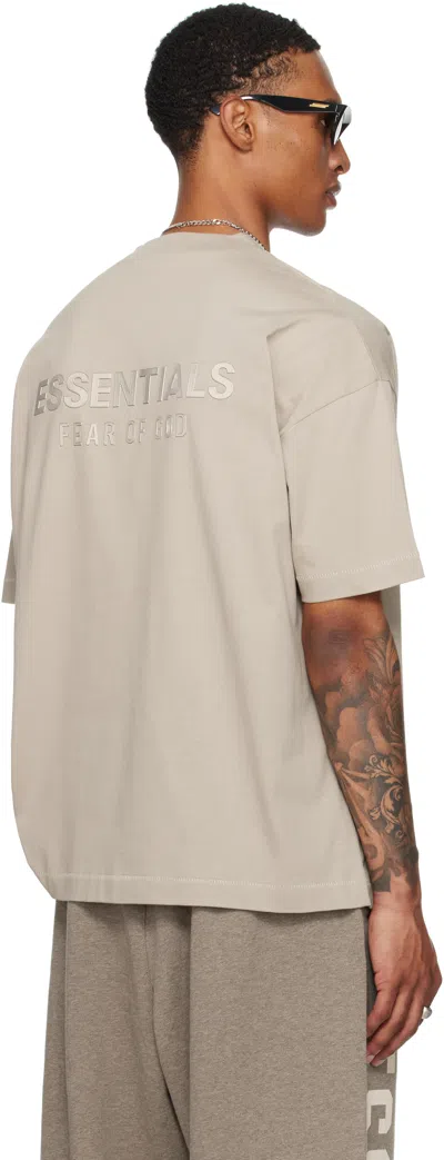 Essentials Taupe Classic Fit T-shirt