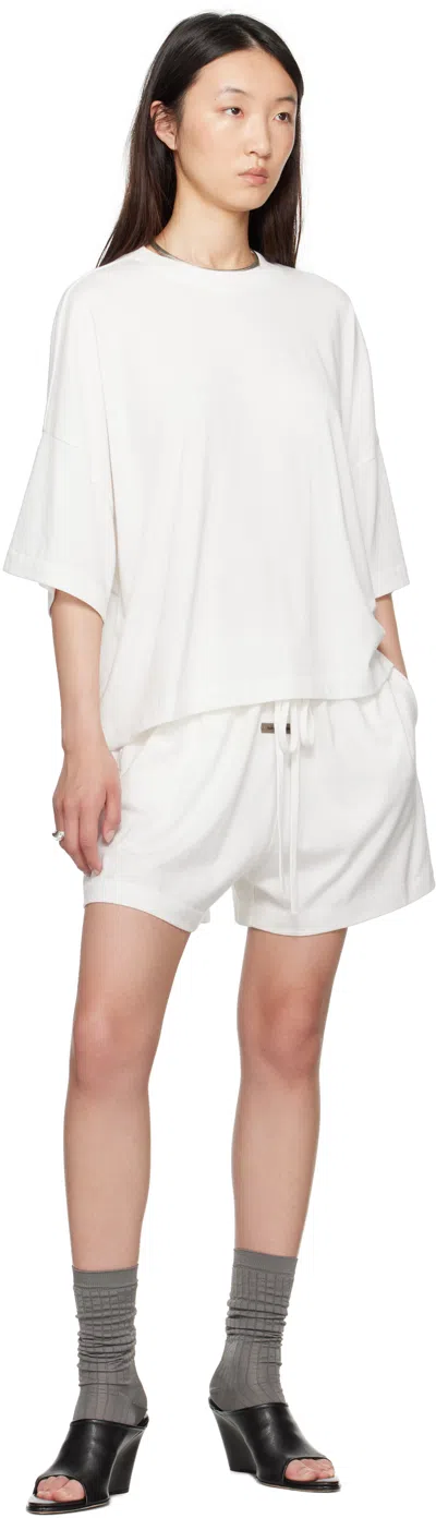 Essentials White Soccer Shorts