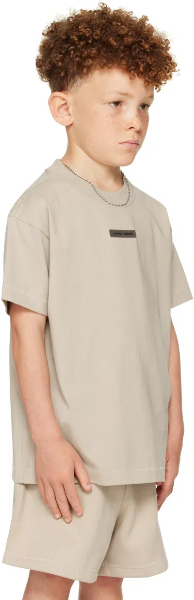 Essentials Kids Taupe Essential Lounge T-shirt
