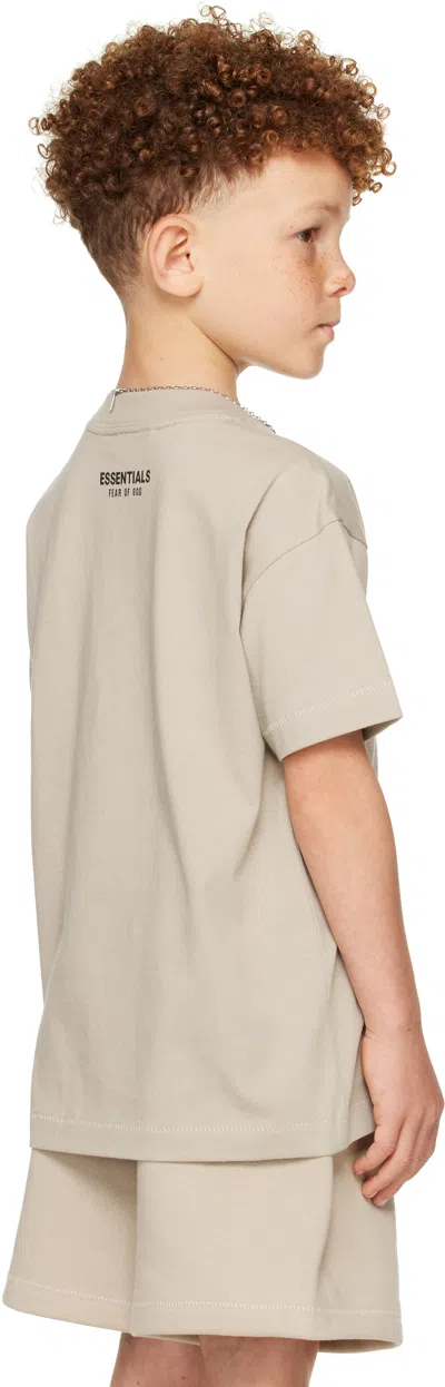 Essentials Kids Taupe Essential Lounge T-shirt