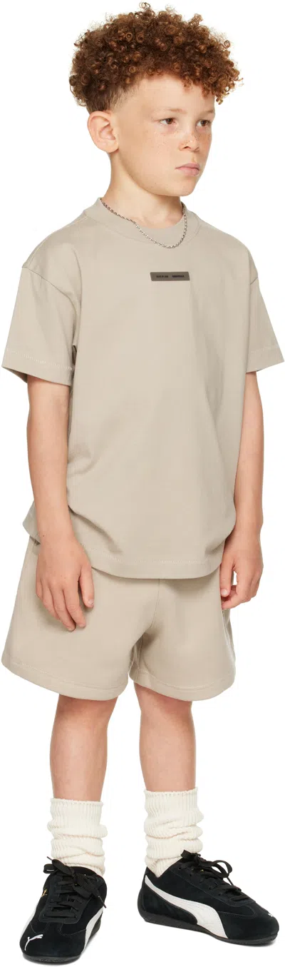 Essentials Kids Taupe Essential Lounge T-shirt