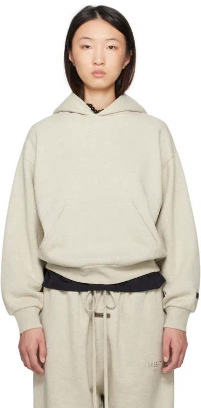 Essentials Beige Classic Fit Hoodie In Neutral
