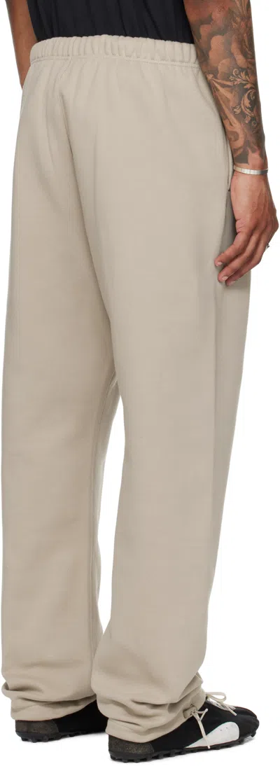 Essentials Taupe Relaxed Fleece Sweatpants