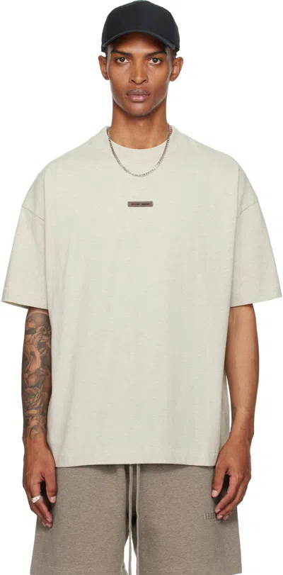 Essentials Beige Classic Fit T-shirt