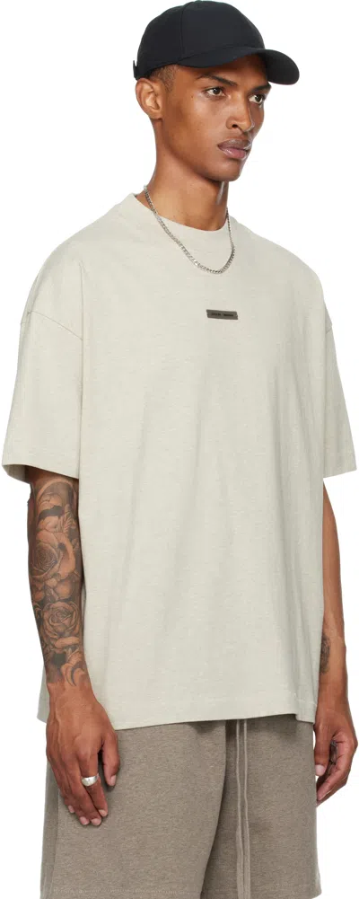 Essentials Beige Classic Fit T-shirt