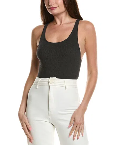 Michael Kors Collection Racerback Bodysuit In Black