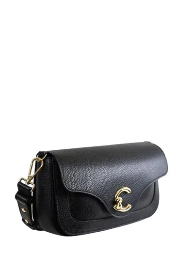 Coccinelle Leather Shoulder Bag In Black