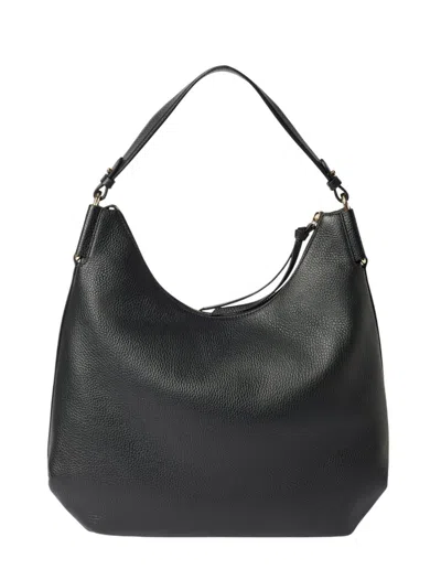 Coccinelle Leather Tote Bag In Black