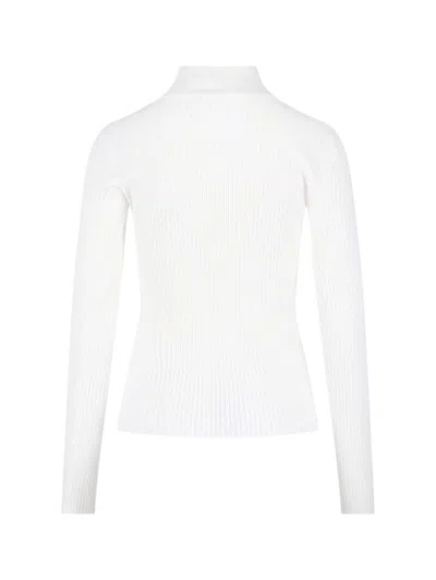 Courrèges Celine Black Wesley Cotton Jeans In White