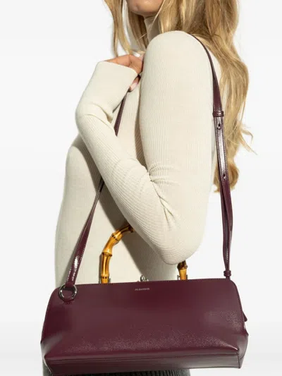 Jil Sander Small Bamboo Bag Goji