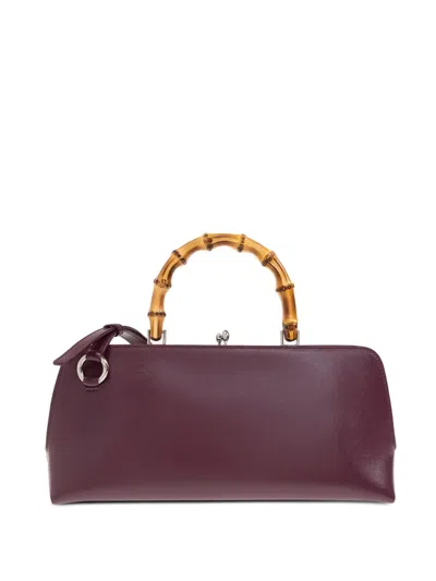 Jil Sander Small Bamboo Bag Goji