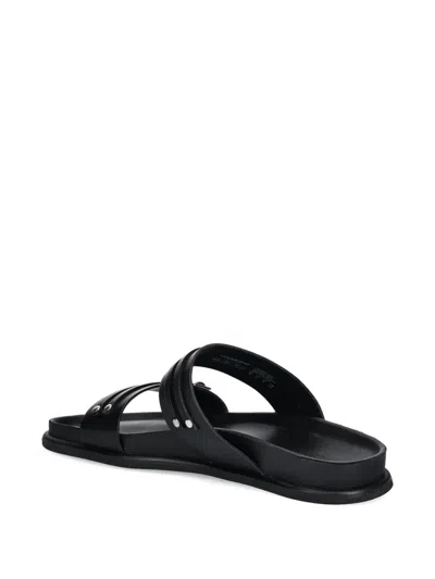 Vagabond Black Slip-on Sandals In Black