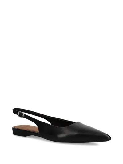 Vagabond Hermine Slingback Flats In Black