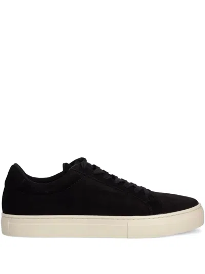 Vagabond Suede Low-top Sneakers In Black